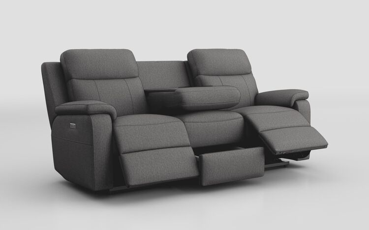 Calboli 3 Seater Power Recliner Sofa with Table | Calboli Sofa Range | ScS