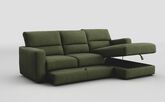 Tredozio 4 Seater Sofa with Sliding Footrest & Right Hand Facing Storage Lounger