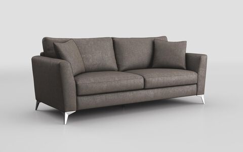 Cream Fabric Bosini 3 Seater Sofa
