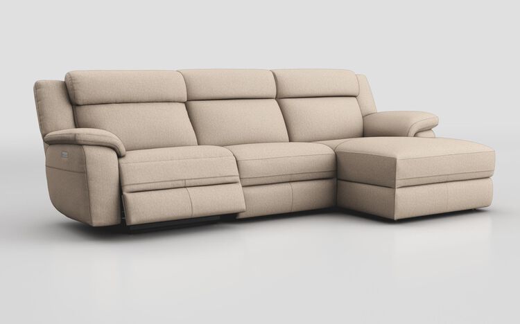 Sarsina 3 Seater Sofa Left Hand Facing Power & Right Hand Facing Lounger with Head Tilt | Sarsina Sofa Range | ScS