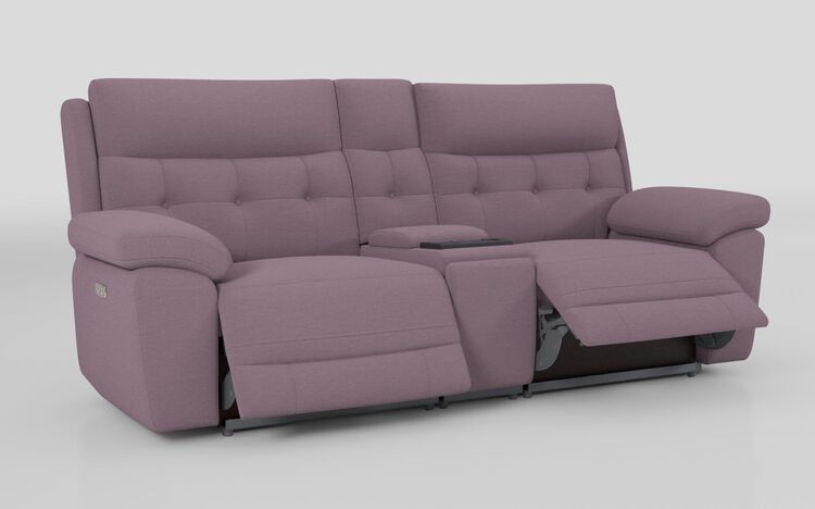 Belford 3 Seater Power Recliner Sofa with Media Console and Power Head Tilt | Belford Sofa Range | ScS