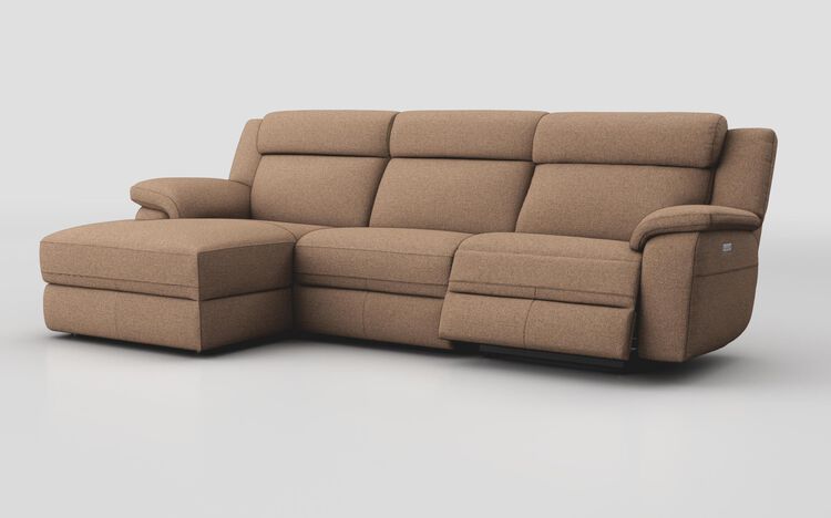 Sarsina 3 Seater Sofa Right Hand Facing Power & Left Hand Facing Lounger with Head Tilt | Sarsina Sofa Range | ScS