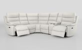 Ossett 2 Corner 2 Power Sofa with Right Hand Facing Console & Head Tilt