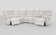 Ossett 2 Corner 2 Power Sofa with Right Hand Facing Console & Head Tilt | Ossett Sofa Range | ScS