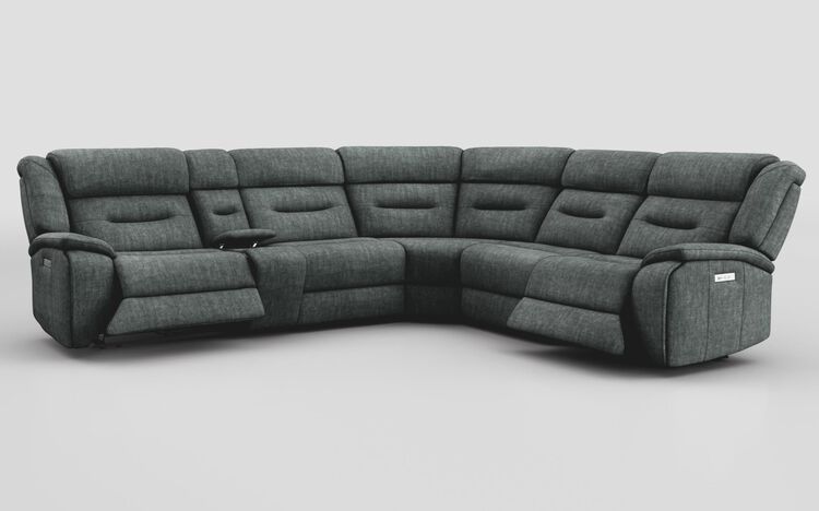 Massari 3 Corner 3 Power Recliner Sofa with Console & Power Head Tilt | Massari Sofa Range | ScS