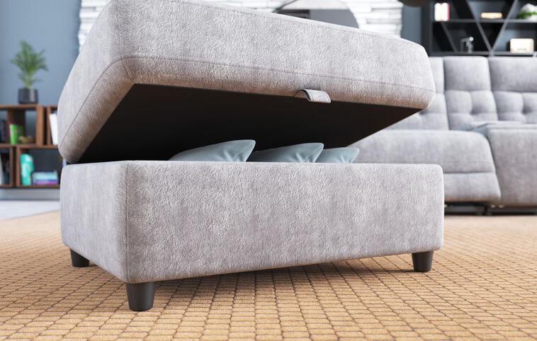 Belford 3 Corner 1 Power Recliner with Media Unit and Power Head Tilt