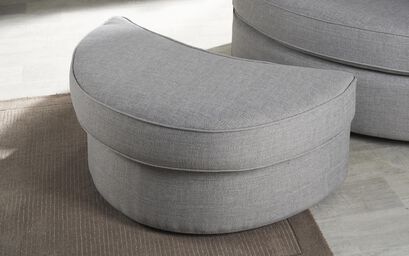 Hugo Fabric Twister Footstool | Hugo Sofa Range | ScS