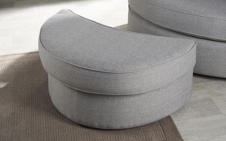 Hugo Fabric Twister Footstool | Hugo Sofa Range | ScS