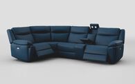Villa 1 Corner 3 Power Recliner Sofa & Console with Lights | Villa Sofa Range | ScS
