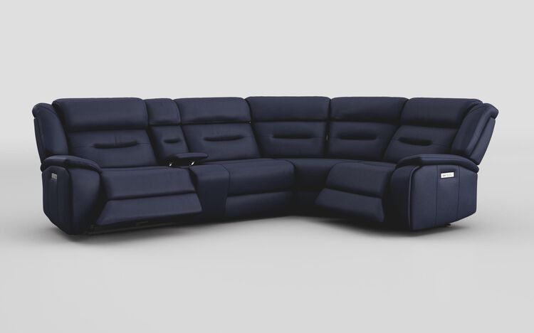 Massari 3 Corner 1 Power Recliner Sofa with Console & Power Head Tilt | Massari Sofa Range | ScS