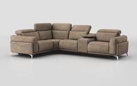 Gattolino 1 Corner 2 Static Sofa with Manual Head Tilts & Console | Gattolino Sofa Range | ScS