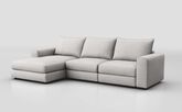 Ladino 3 Seater Sofa Left Hand Facing Lounger