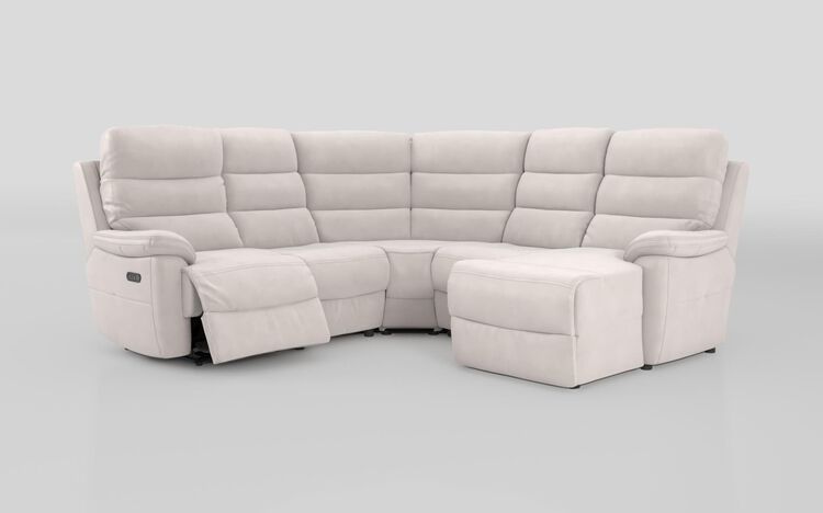 Ossett 2 Corner 2 Right Hand Facing Chaise Left Hand Facing Power Sofa with Head Tilt | Ossett Sofa Range | ScS
