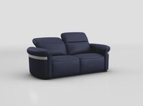 Voltana 3 Seater Sofa with Manual Head Tilt & Silver Trim | Voltana Sofa Range | ScS