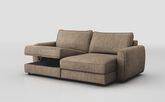 Lago 3 Seater Sofa with Right Hand Facing Sliding Seat & Left Hand Facing Storage Lounger