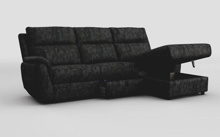 Sogliano 3 Seater Sofa With Drawer & Right Hand Facing Storage Chaise | Sogliano Sofa Range | ScS
