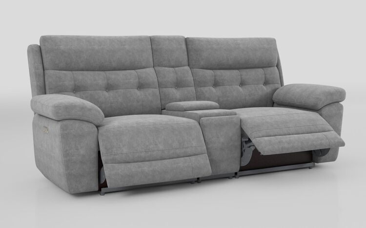 Belford 3 Seater Power Recliner Sofa with Console and Power Head Tilt | Belford Sofa Range | ScS
