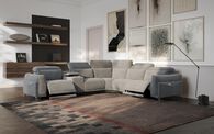 Gattolino 2 Corner 2 Power Recliner Sofa with Manual Headrests & Console | Gattolino Sofa Range | ScS