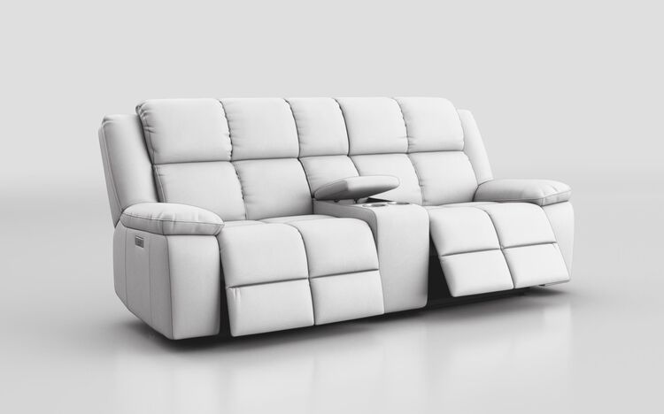 Coccolia 3 Seater Power Recliner Sofa with Console | Coccolia Sofa Range | ScS