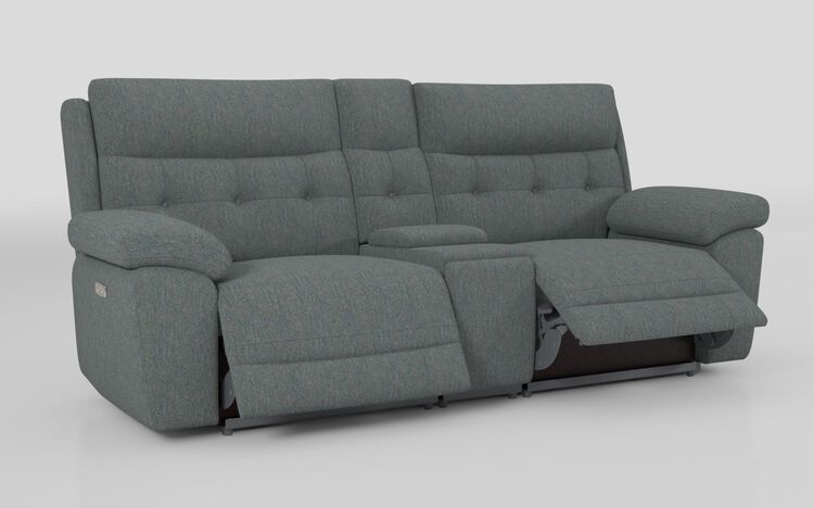Belford 3 Seater Power Recliner Sofa with Console and Power Head Tilt | Belford Sofa Range | ScS