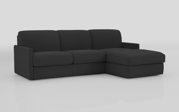 Barete Slim Arm 4 Seater Sofa Bed with Left Hand Facing Large Lounger | Barete Sofa Range | ScS