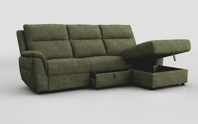 Sogliano 3 Seater Sofa With Drawer & Right Hand Facing Storage Chaise | Sogliano Sofa Range | ScS