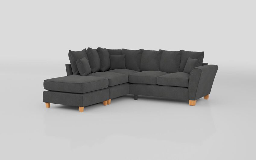 Tenbury 1 Corner 2 Left Hand Facing Chaise Scatter Back Sofa