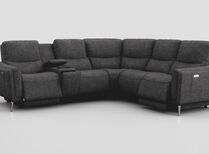 Valbiano 2 Corner 2 Power Recliner Sofa with Left Hand Facing Console | Valbiano Sofa Range | ScS