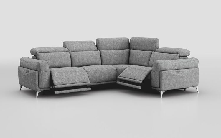 Gattolino 2 Corner 1 Power Sofa with Manual Head Tilt | Gattolino Sofa Range | ScS
