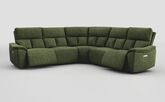 Pianello 3 Corner 3 Power Recliner Sofa with Power Head Tilt