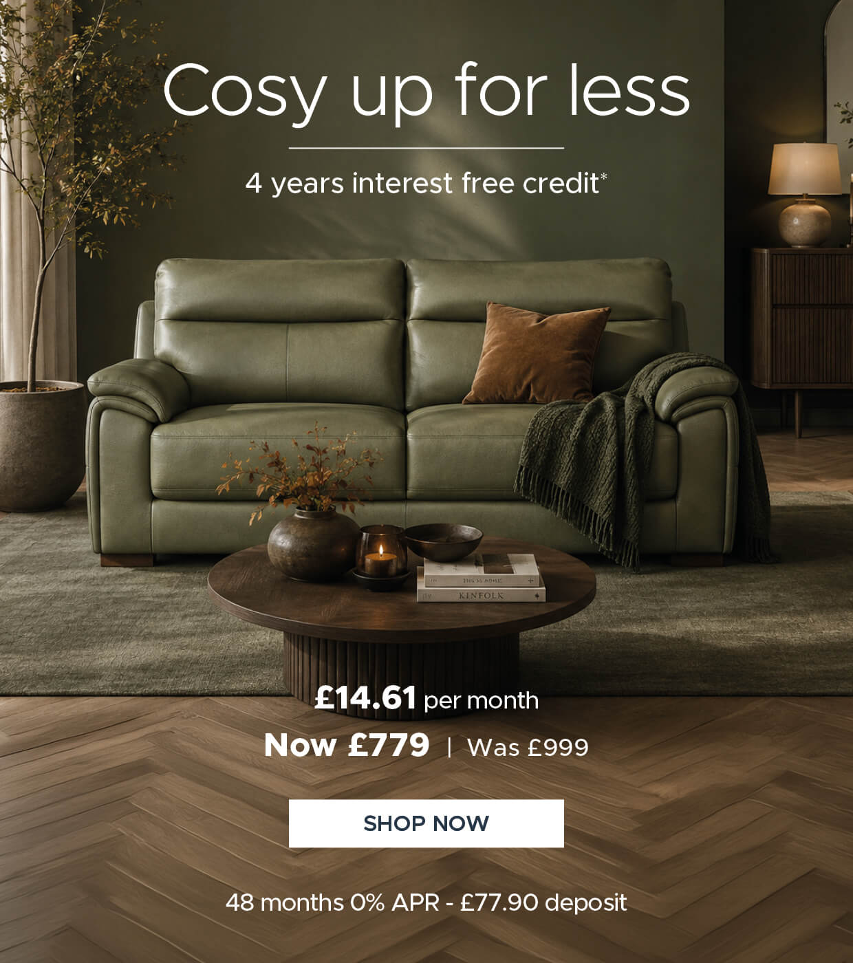 Cosy up for less, shop Cosina