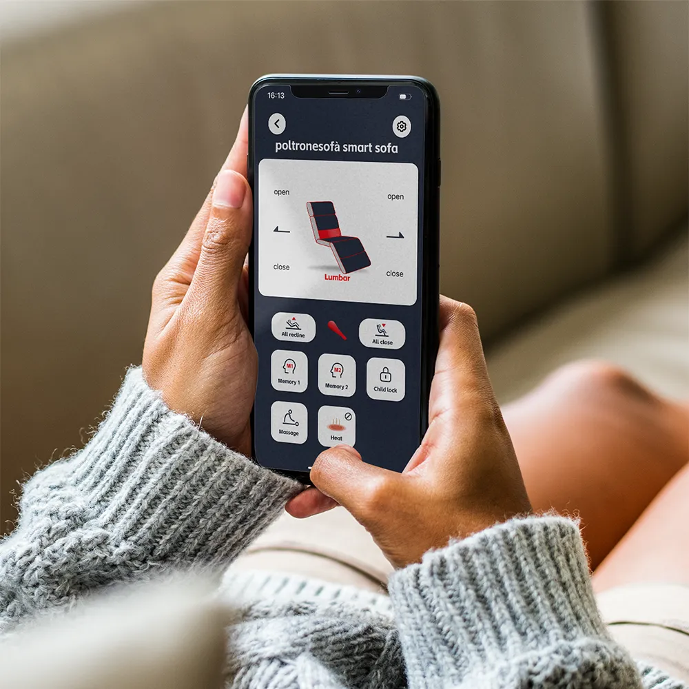 Sofa app main screen