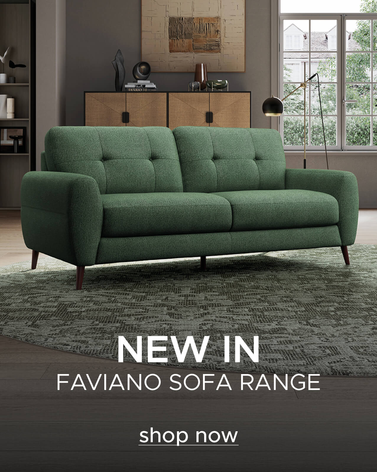 New In, Faviano sofa range