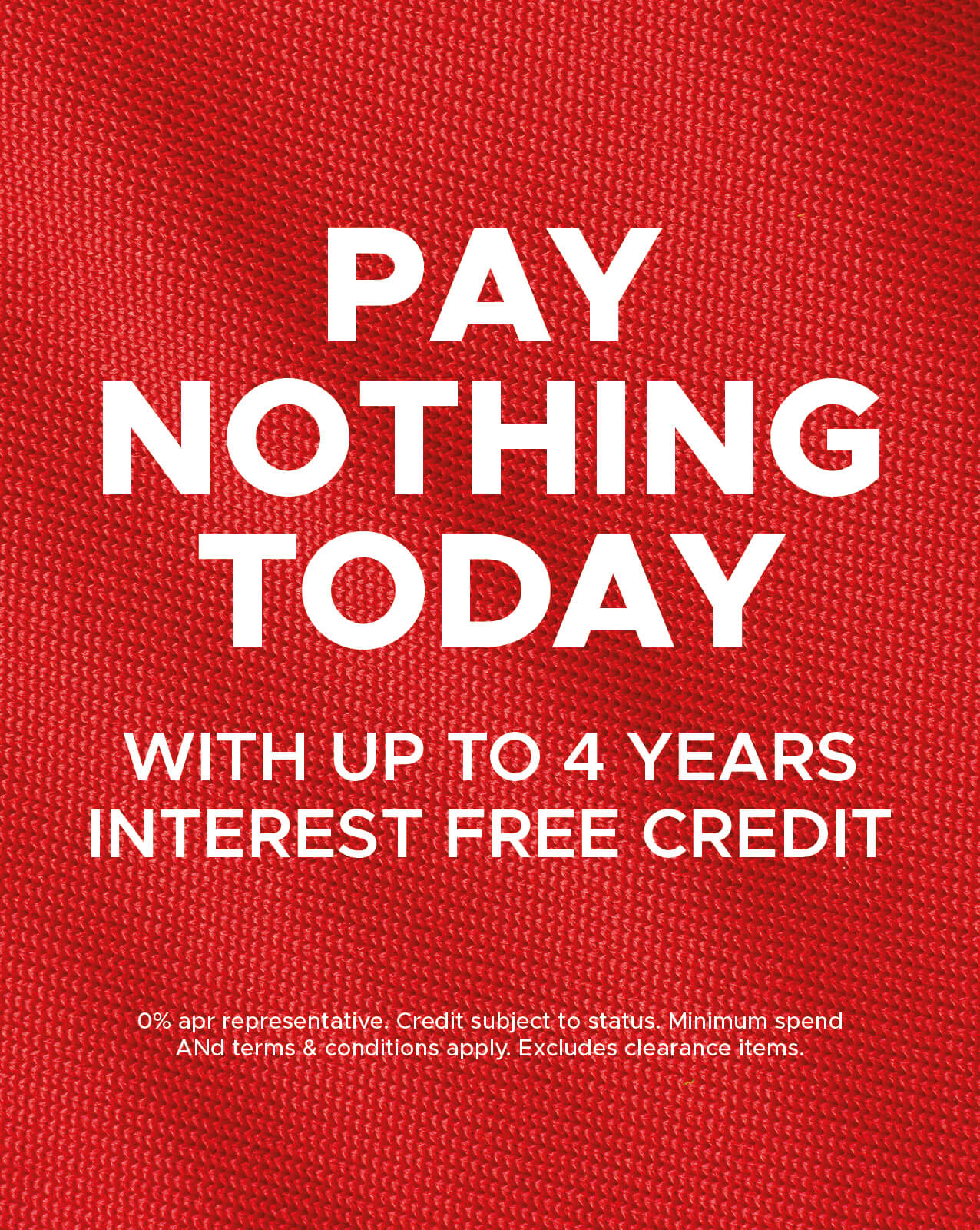 Up to 4 years free credit