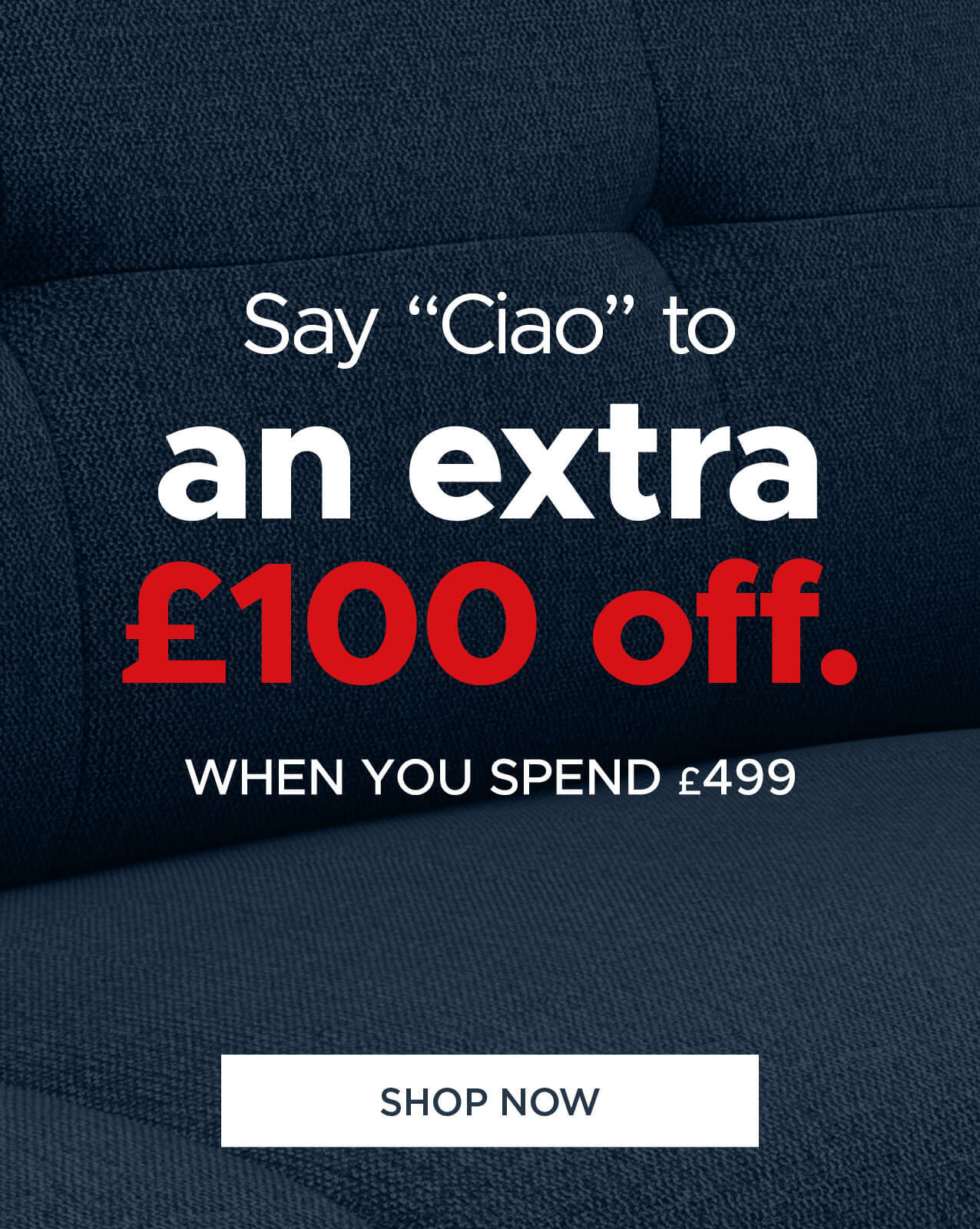 Save an extra £100 when you spend £499