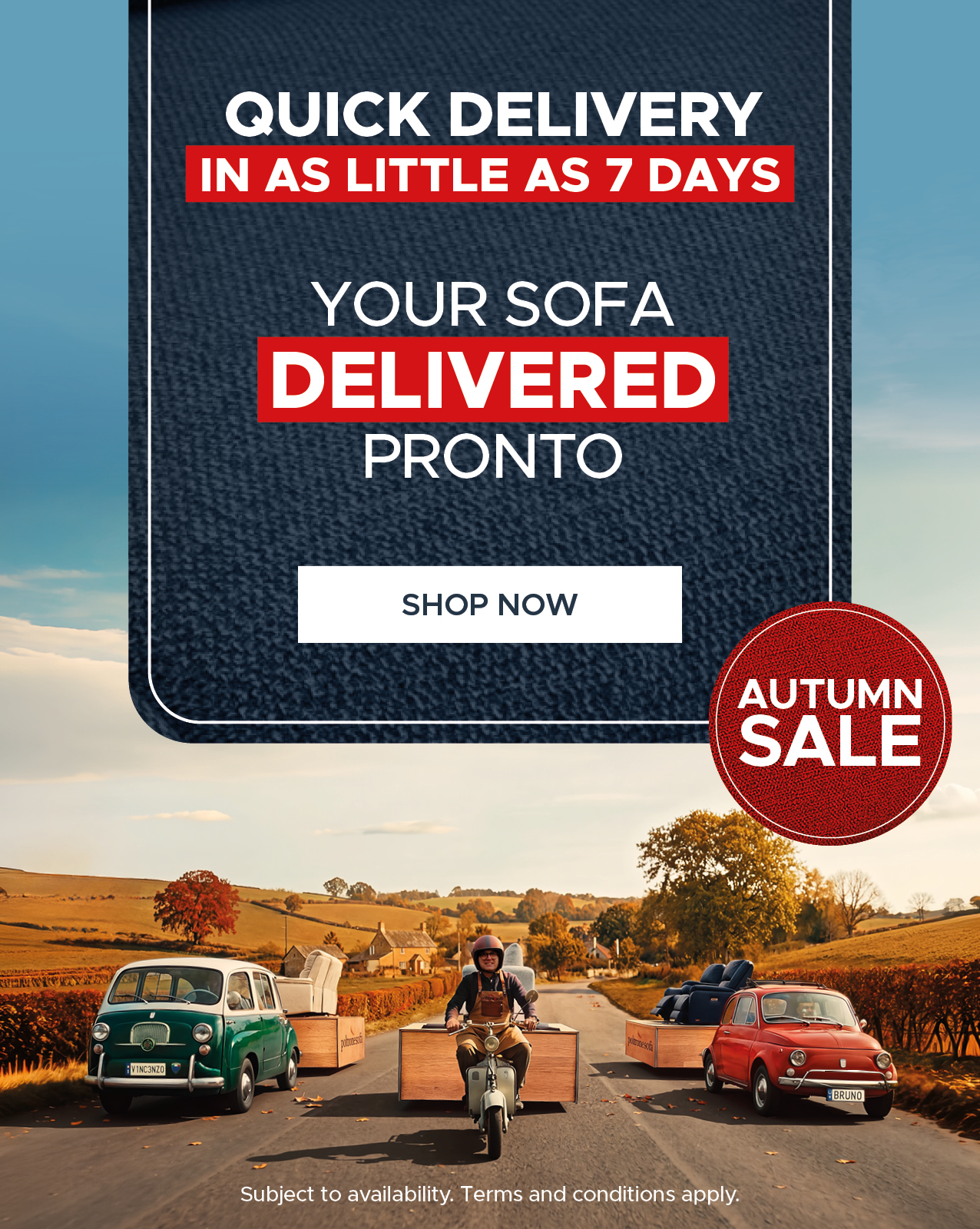 Quick Delivery in as little as 7 days Quick Delivery in as little as 7 days