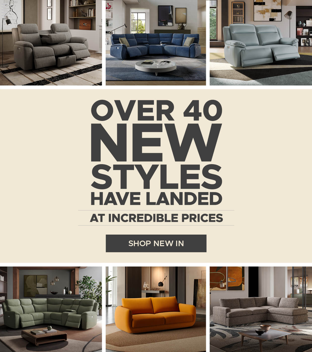 Over 40 new styles have landed