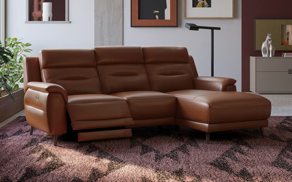 New In Leather Sofas